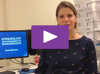Bekijk de video van Ruth Hoffmans over haar onderzoek naar rhinosinusitis